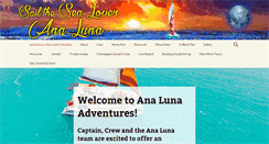 Desktop Screenshot of analunaadventures.com